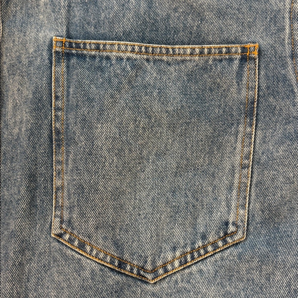 STEVE MADDEN Denim Shirt Jacket in Color Washed Blue - Picture 9 of 13